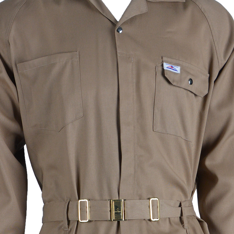 C01 Duurzame bruine werkkleding met meerdere zakken C01 Duurzame bruine werkkleding met meerdere zakken