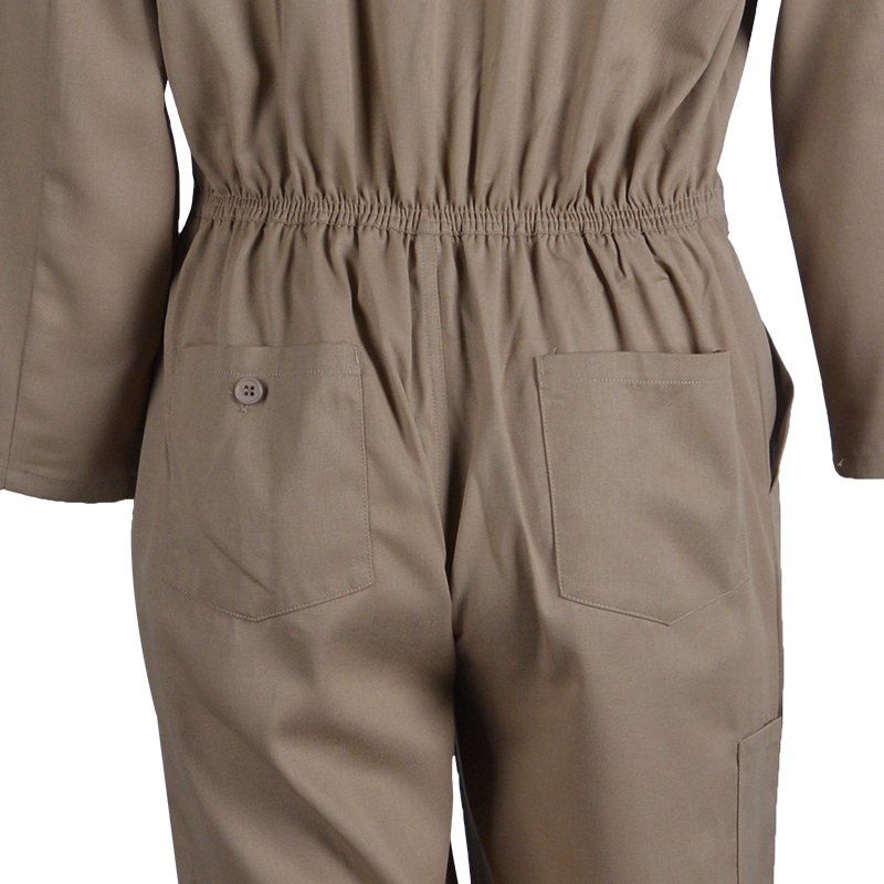 C01 Duurzame bruine werkkleding met meerdere zakken C01 Duurzame bruine werkkleding met meerdere zakken
