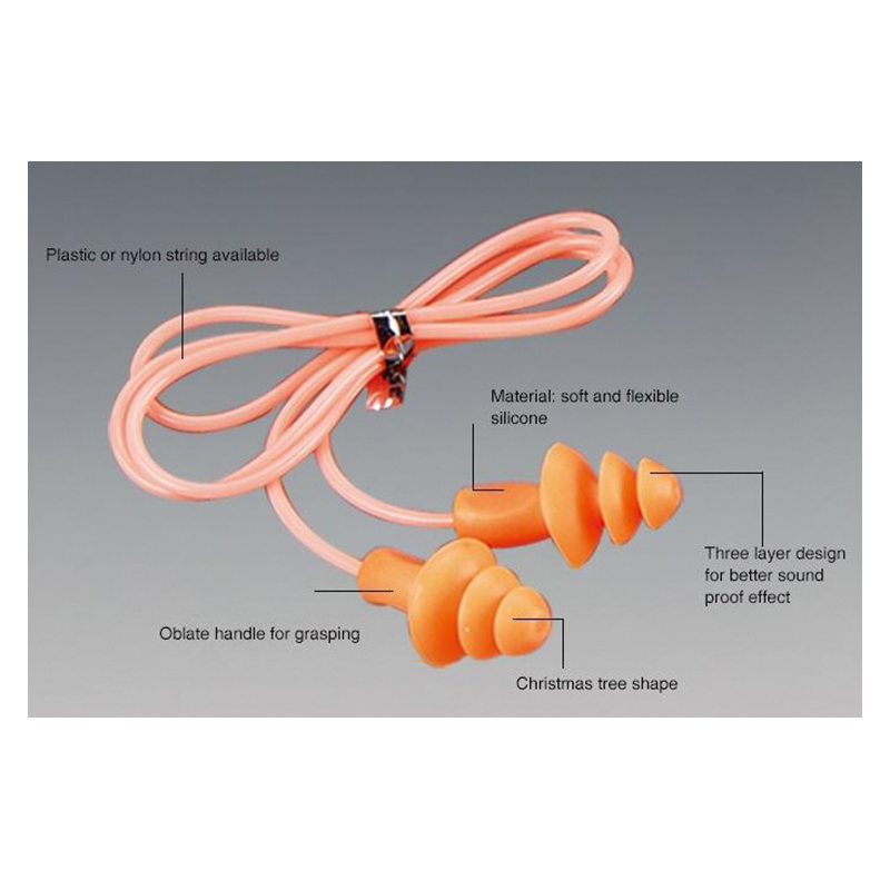 EM123 Boomvormige TPR/PU Ruisonderdrukkende oordopjes EM123 Boomvormige TPR/PU Ruisonderdrukkende oordopjes