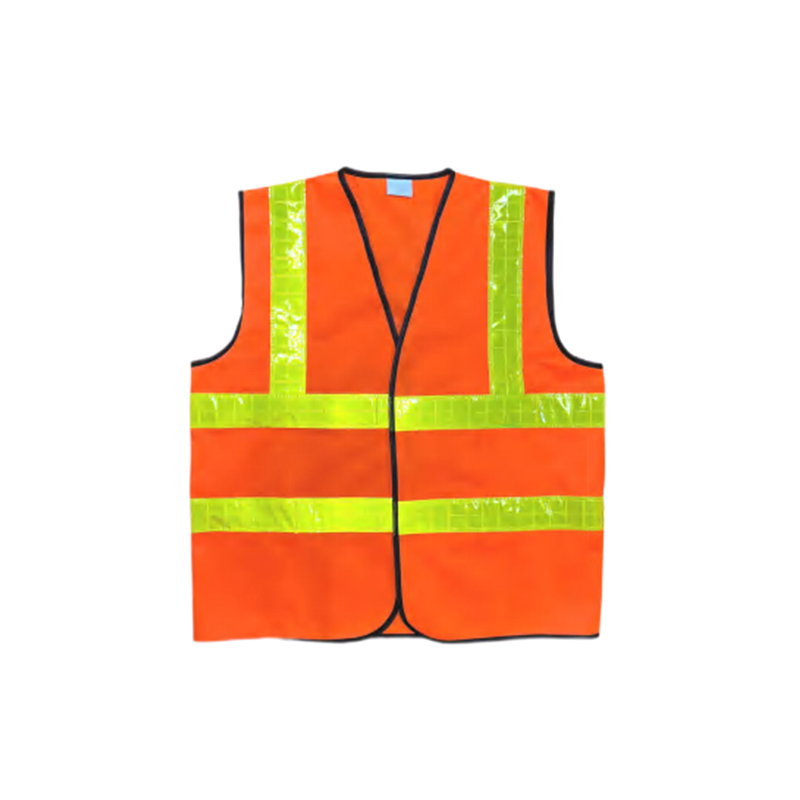 RF010 Reflecterende constructie met hoge zichtbaarheid en fluorescerend oranje veiligheidsvest